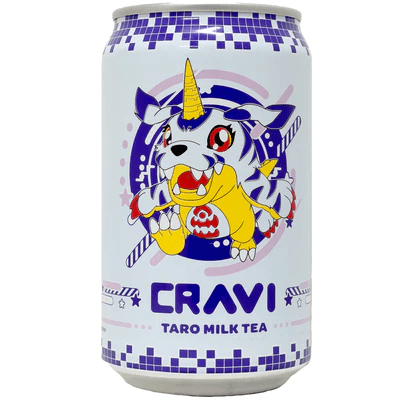 Cravi Digimon Taro Milk Tea (Taiwan)