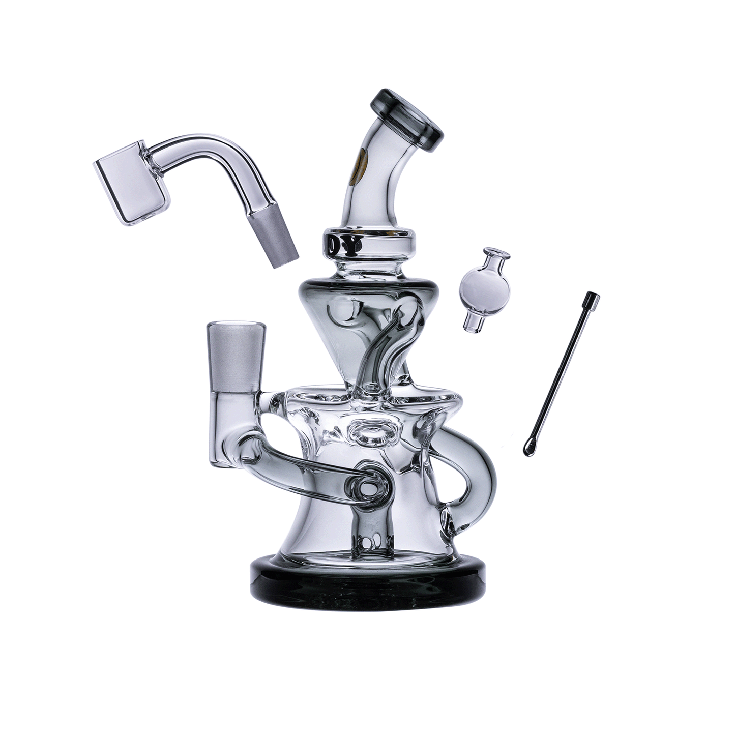 Smoke Goody Glass - Miss Swiss Mini Dab Rig 4-Piece Kit