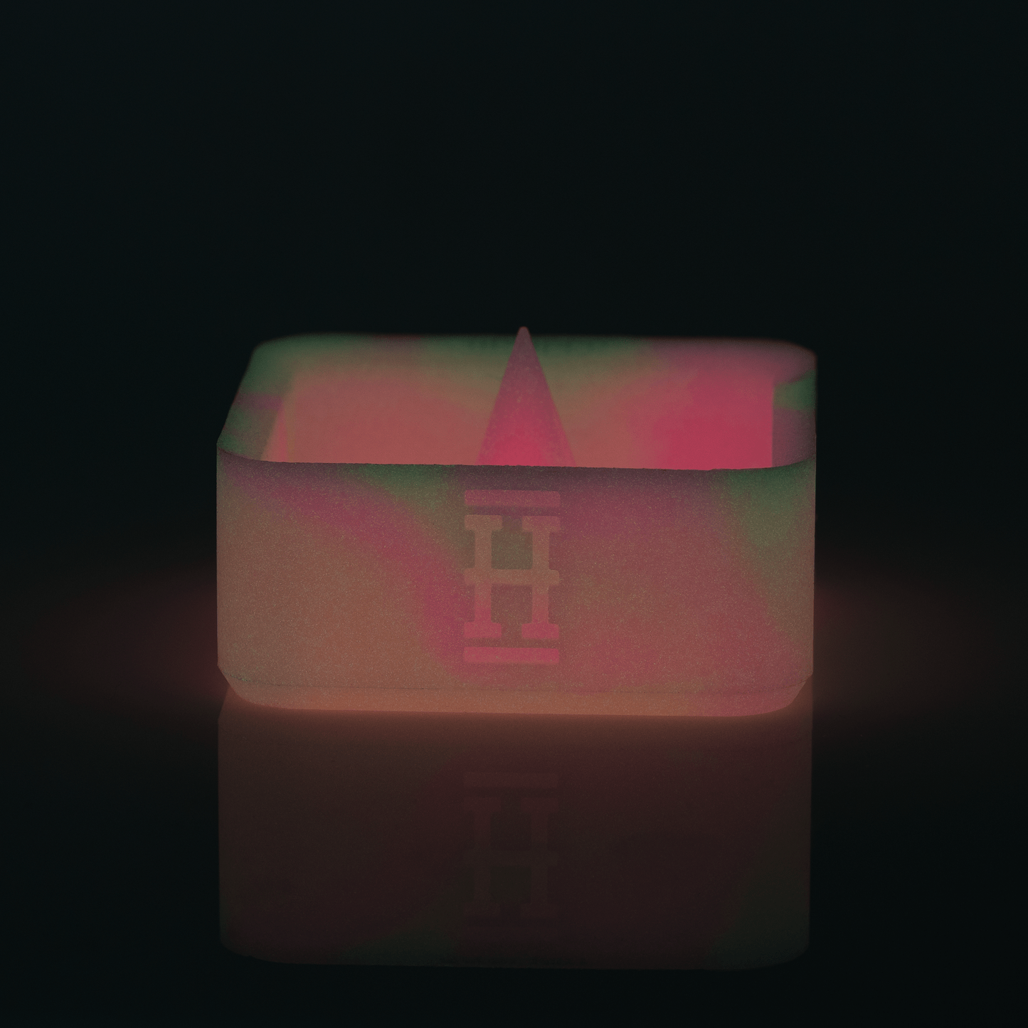 Neon Rainbow Glow HEMPER Silicone Caché - Debowling Ashtray