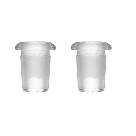 2-Pack Low Profile Glass Adapter Reducer - 14mm Female to 10mm Male