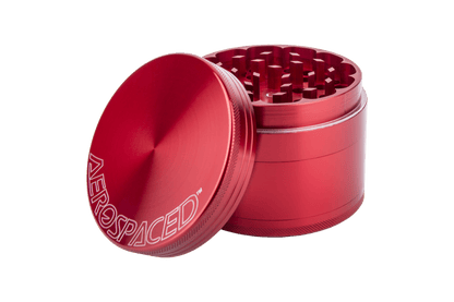 2.5"(63mm) / red / 4pc Aerospaced by Higher Standards - 4 Piece Grinder - 2.5"