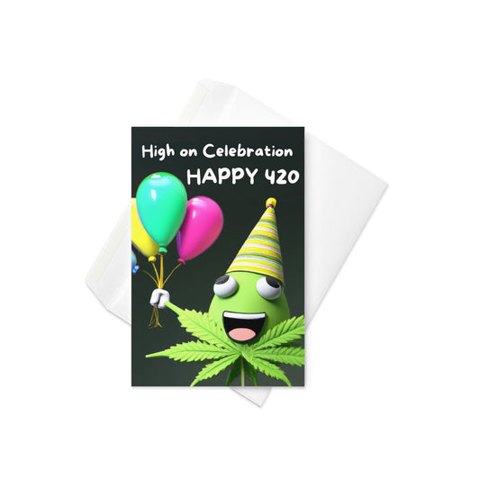 CannaCult Cards - "High on Celebration" 420 Card