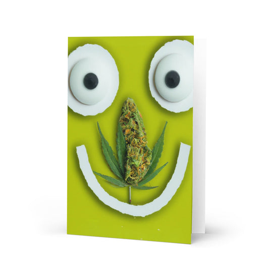 5.83″×8.27″ CannaCult Cards - Smiling Bud
