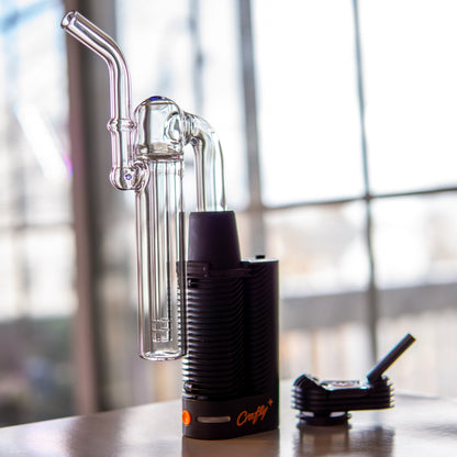 Glass Bubbler Water Adapter Sidecar for Mighty(+)/Crafty(+)