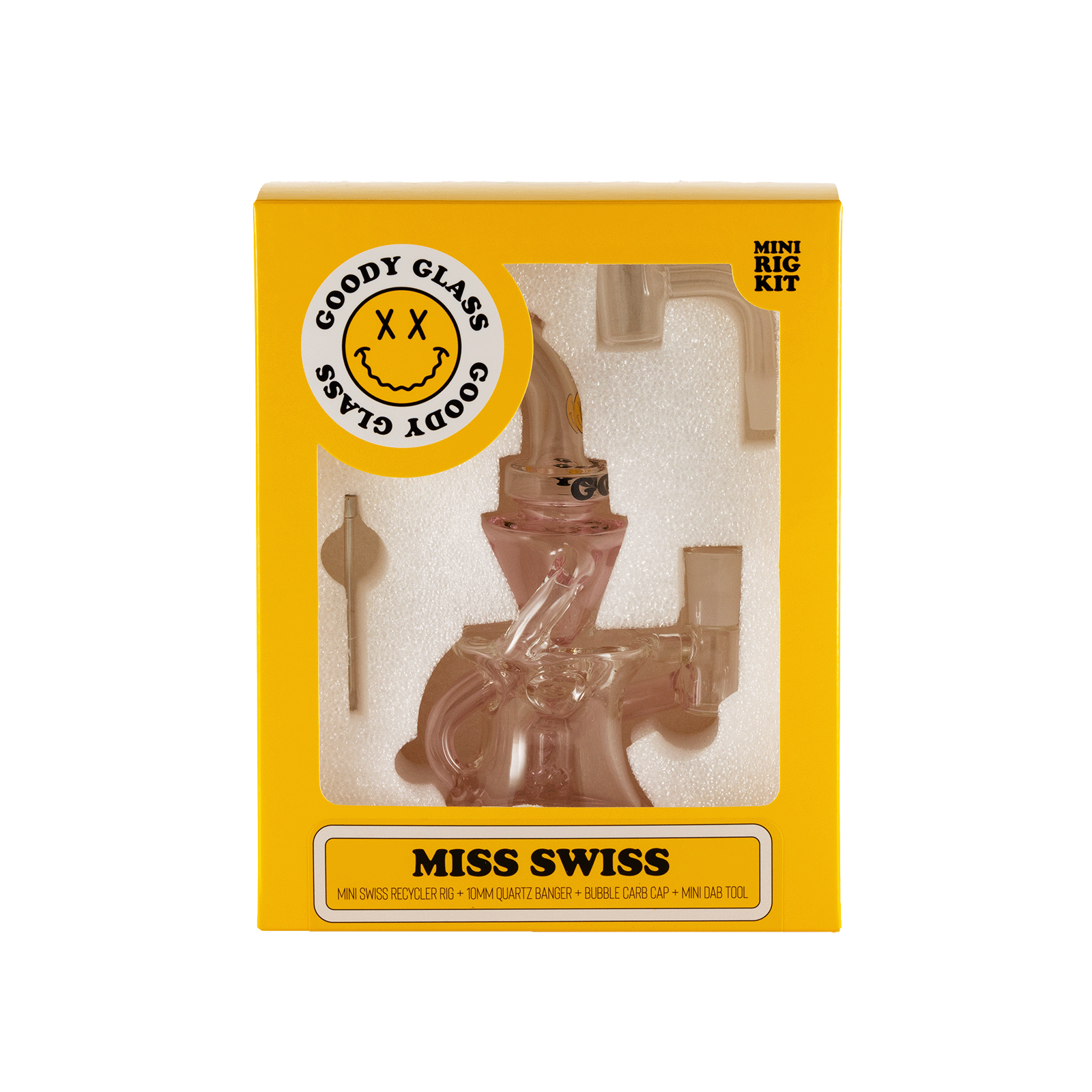 Goody Glass - Miss Swiss Mini Dab Rig 4-Piece Kit