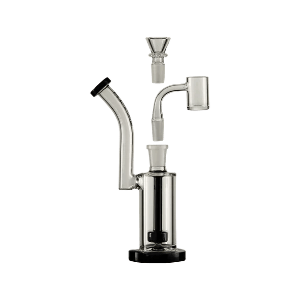 BlkClear Groove Straight Rig 7" Bubbler / Rig