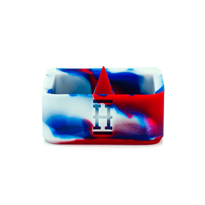 Red/White/Blue HEMPER Silicone Caché - Debowling Ashtray