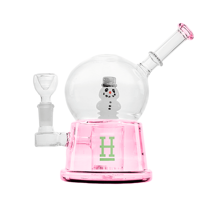 Pink HEMPER Snow Globe XL Bong