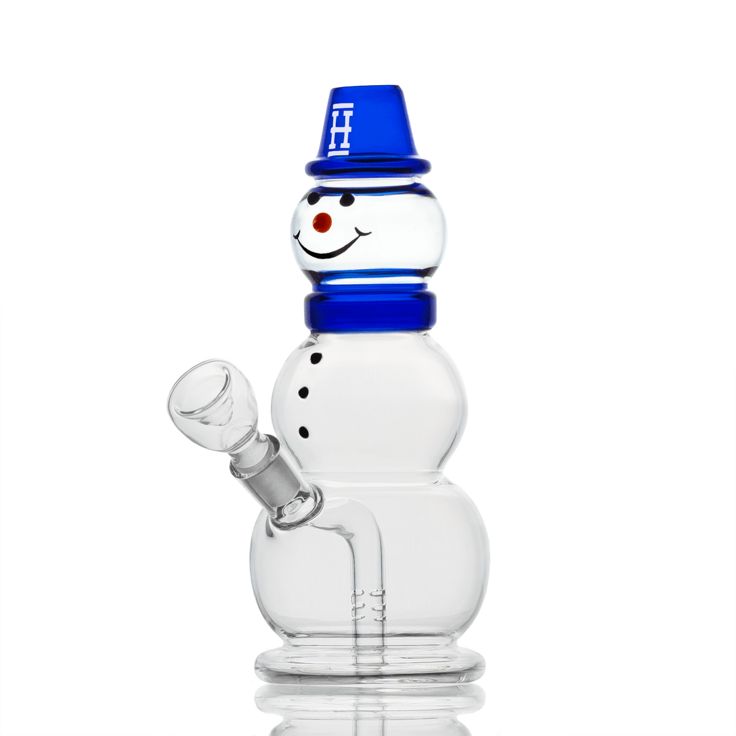 Blue Hemper Snowman Bong