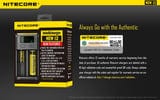 NITECORE NEW I2 2 BAY LI-ION BATTERY CHARGER