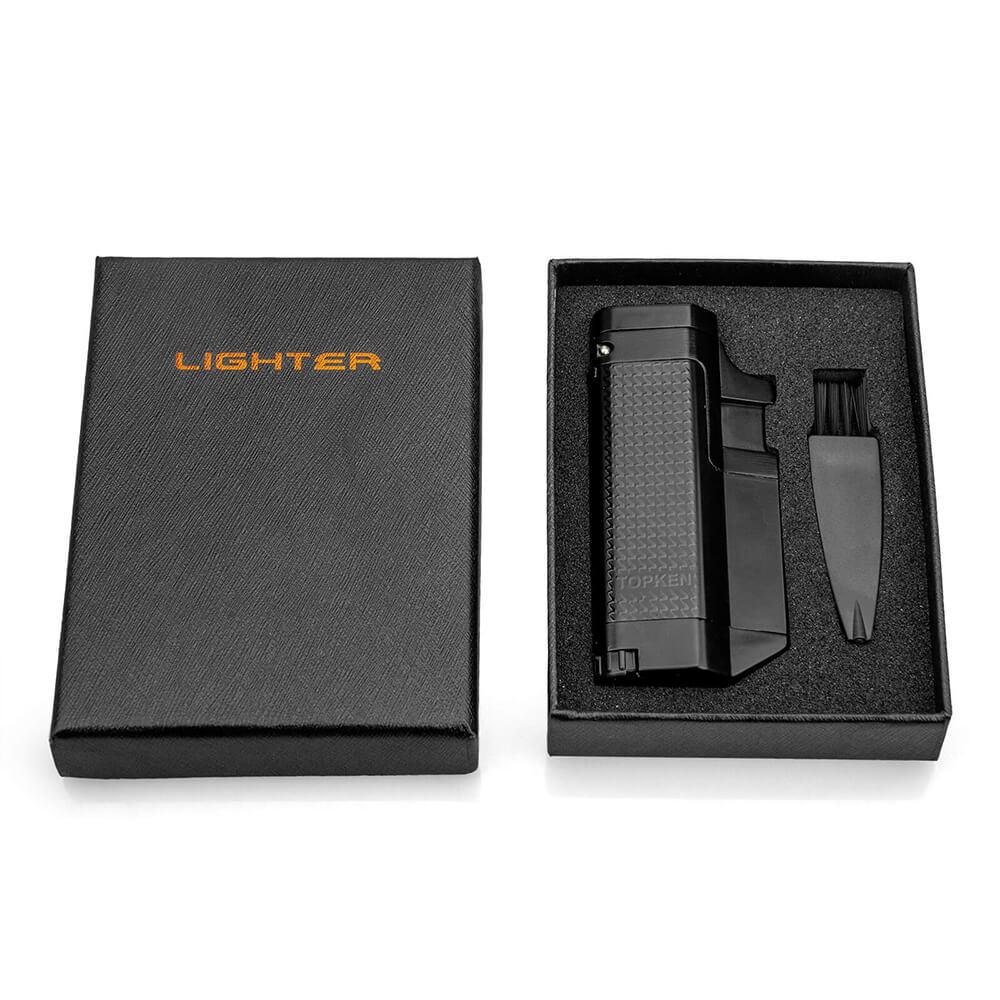 Portable Black Triple Jet Dab Torch lighter