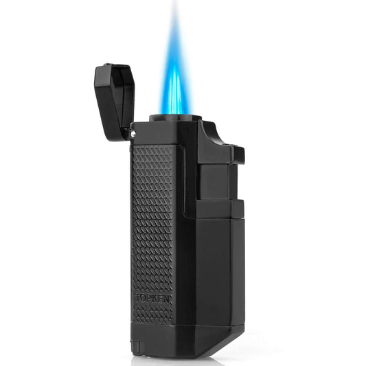 Portable Black Triple Jet Dab Torch lighter