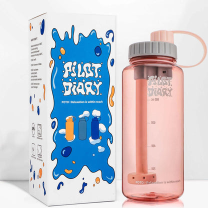 Pink POTO Water Bottle Bong