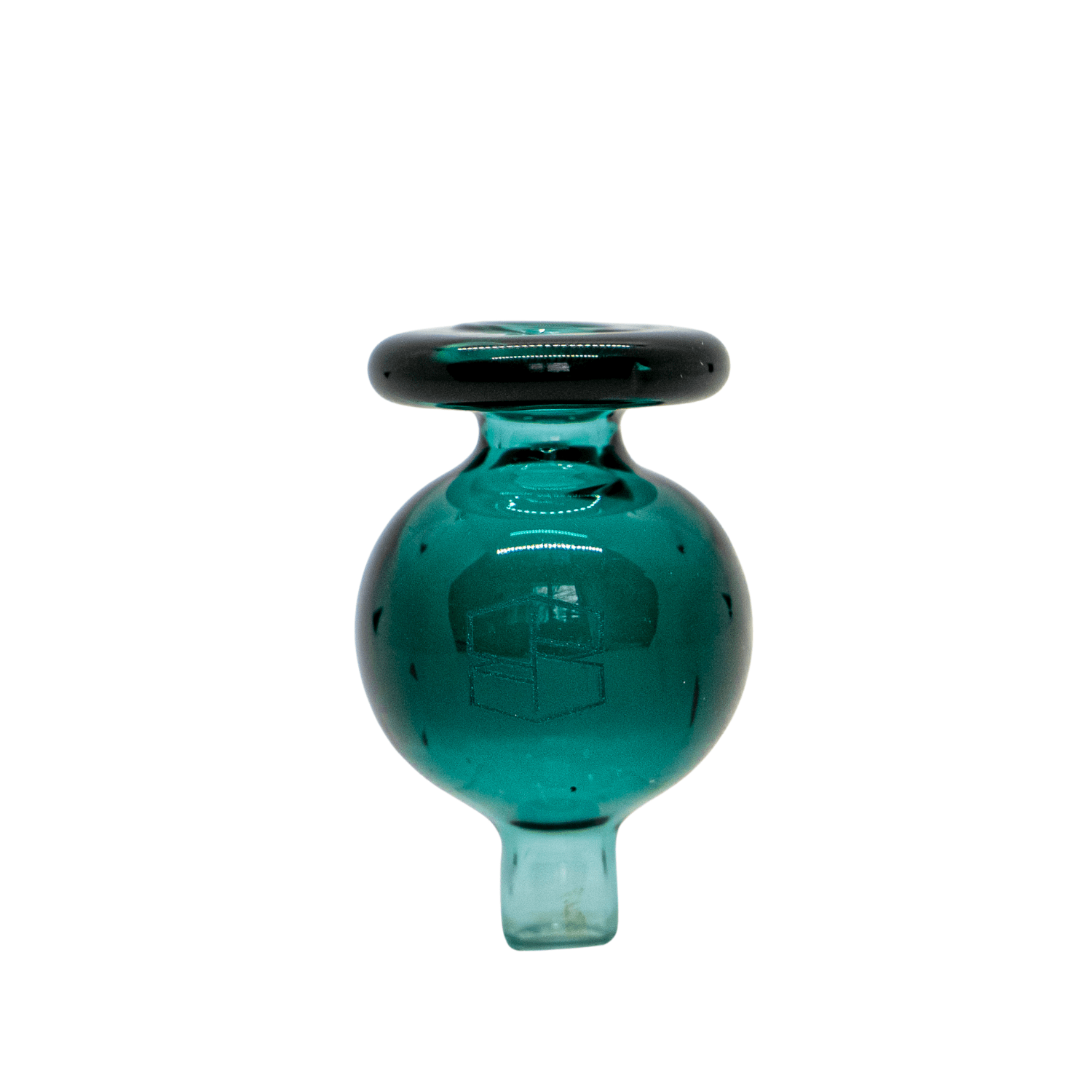 Teal Stache Color Bubble Carb Cap